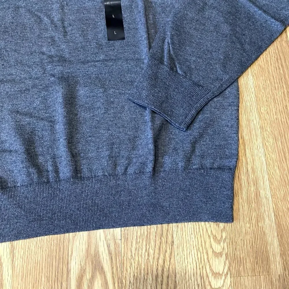 Banana Republic Long Sleeve Eco Sweater Gray Large